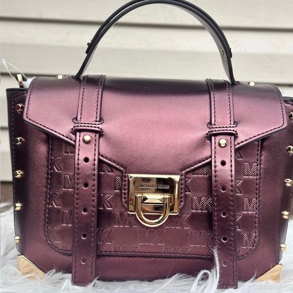 COPY - Michael Kors Manhattan satchel medium satchel crossbody - Picture 1 of 10